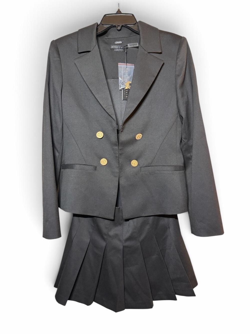 Alice & Olivia Mya Pleated Blazer Dress NWT - Picture 6 of 10